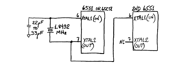 two 6551's on one crystal